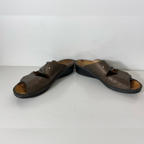 Finn comfort Sandals Womens size 9 US (6.5 UK) Brown Leather Made in Germany - Picture 4 of 12